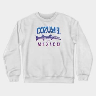 Cozumel, Mexico, Great Barracuda Crewneck Sweatshirt